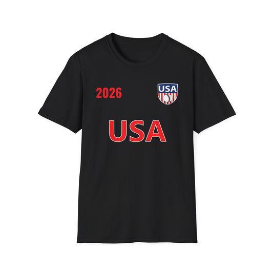 USA T-Shirt Cricket Lovers Fan Team Support 2026