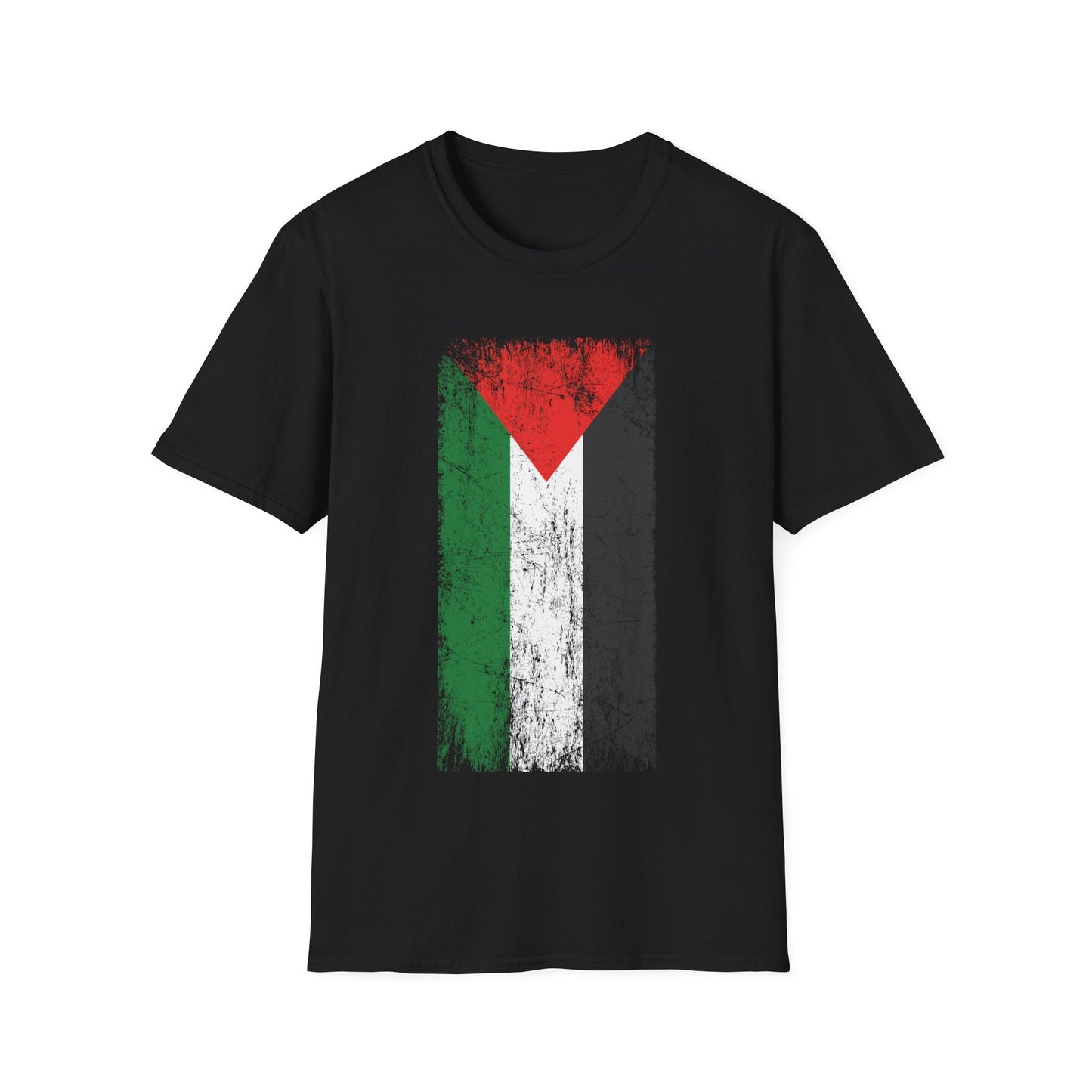 Distressed Palestine Flag I love Palestine Gaza Vintage T-Shirt For Men T-Shirt