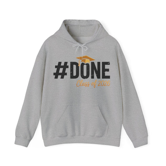 #Done Class of 2026 Graduation So Done Senior 2026 Grad Hoodie For Men Women